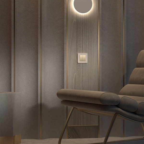 Рамка Werkel Split на 1 пост айвори/белый W0013066 4690389206016