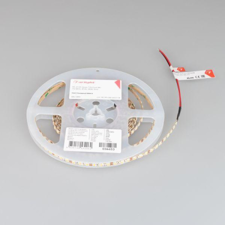 Светодиодная лента Arlight 12W/m 120LED/m 2835SMD холодный белый 5M 036453