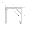 Профиль Arlight SL-Kant-H16-2000 Black 037116