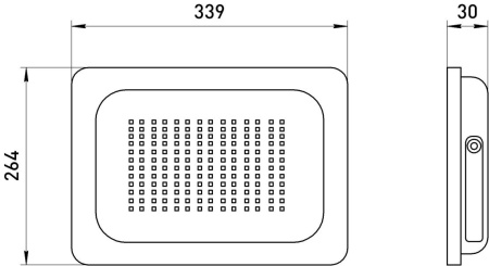 Прожектор светодиодный уличный ЭРА LPR-023-0-40K-200 Б0067747