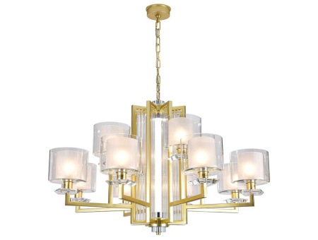 Подвесная люстра Newport 4408+4/C mat.gold М0071515