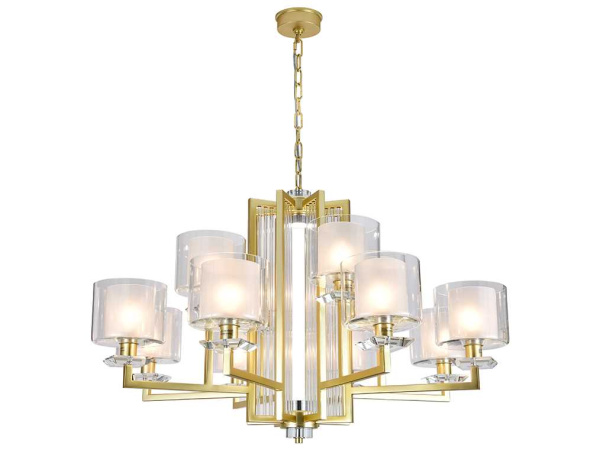 Подвесная люстра Newport 4408+4/C mat.gold М0071515