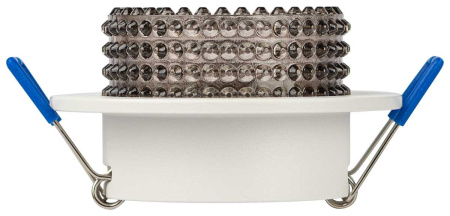 Светильник встраиваемый декоративный ЭРА DK109 WH/GR под лампу MR16 GU5.3 белый/серый Б0058414