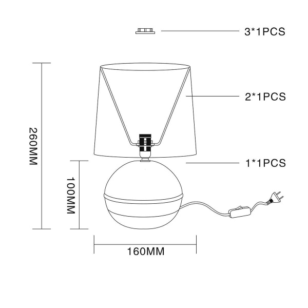 Настольная лампа Escada Nymph 10169/L Blue