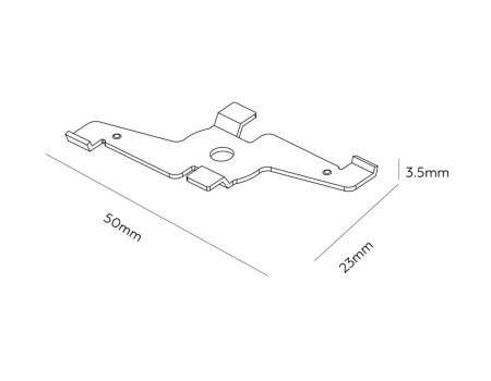 Крепление к потолку для накладного шинопровода Ambrella Light TRACK SYSTEM GL1995