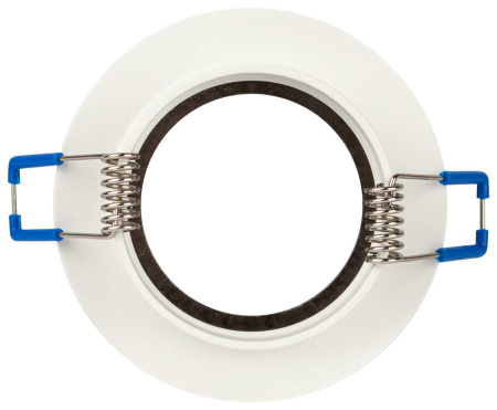 Светильник встраиваемый декоративный ЭРА DK109 WH/GR под лампу MR16 GU5.3 белый/серый Б0058414