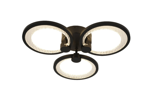 Светильник потолочный светодиодный ЭРА Модерн с ДУ Odry CLL-1-46-RC BK Б0069750