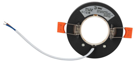 Светильник встраиваемый ЭРА KL82 BK под лампу GX53 черный Б0058400