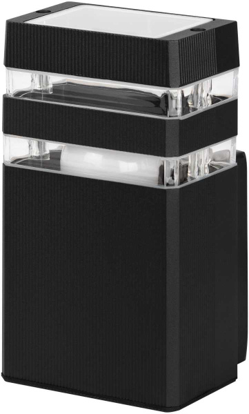 Светильник уличный настенный ЭРА «Астрея» GBW-101-BL-0200 230В 1хЕ27 IP54 вверх черный Б0069590