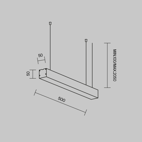 Линейный светильник Maytoni Technical LL312018