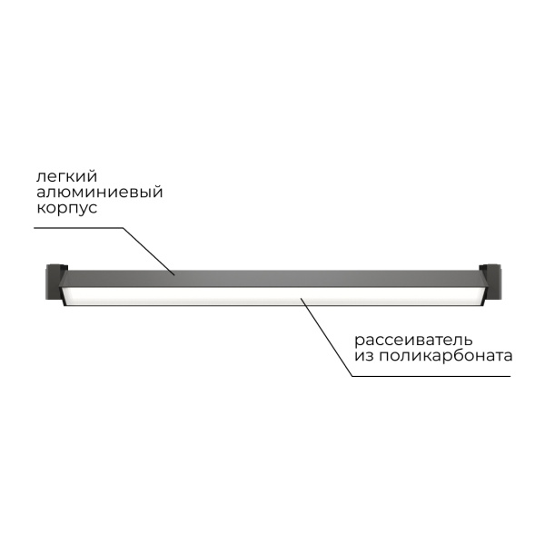 Трековый светодиодный светильник Apeyron 25-14