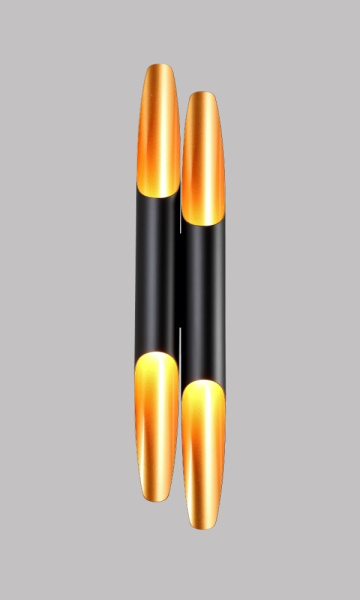 Настенный светильник Crystal Lux CLT 332W4-V2 BL-GO Настенный светильник Crystal Lux CLT 332W4-V2 BL-GO