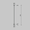 Крепление потолочное Maytoni Technical Accessories for tracks Flarity TRA159C-IPCL1-B