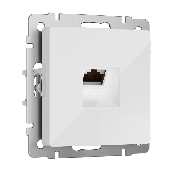 Розетка Ethernet RJ-45 cat. 6A экранированная (белый) W5120101/ a069683