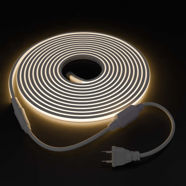 Светодиодная влагозащищенная лента Apeyron 11W/m 288LED/m COB белый 5M 10-105