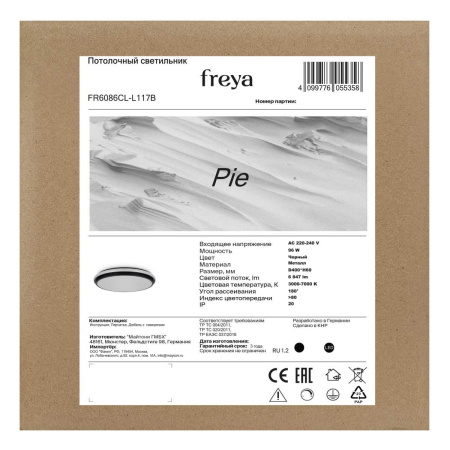 Потолочный светильник Freya Пирог / Pie FR6086CL-L117B