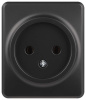 Розетка ЭРА Эксперт 11-2201-05 2P IP20 16A-250В ОУ антрацит Б0062992