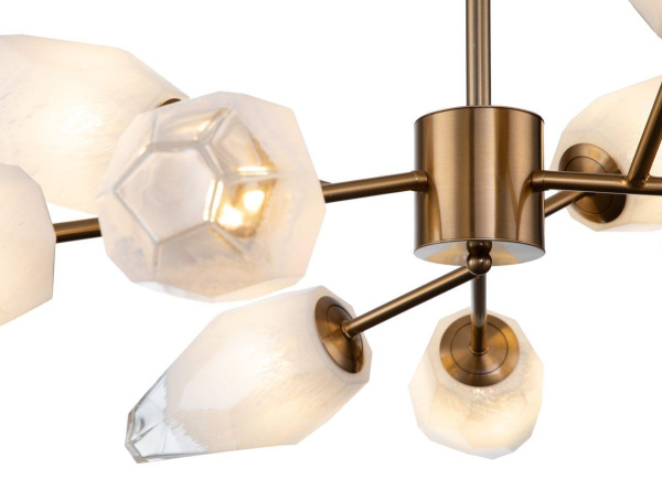 Потолочная люстра Indigo Boccio 13003/9C Brass V000004