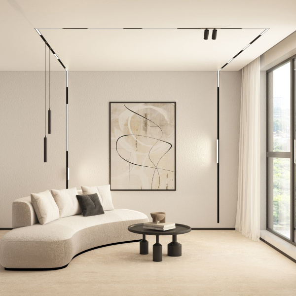 Трековый светодиодный светильник Denkirs Smart Linear DK8026-BK