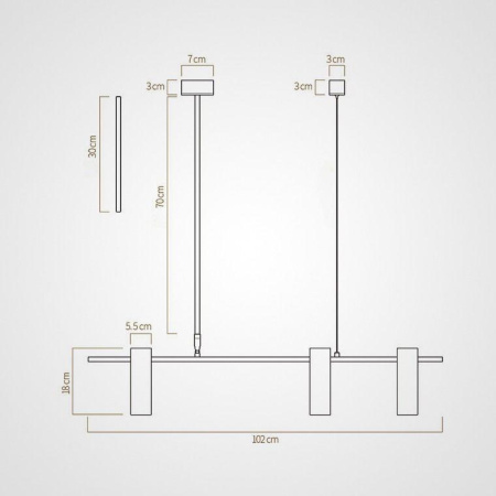 Подвесная люстра Imperium Loft Adis 212661-26