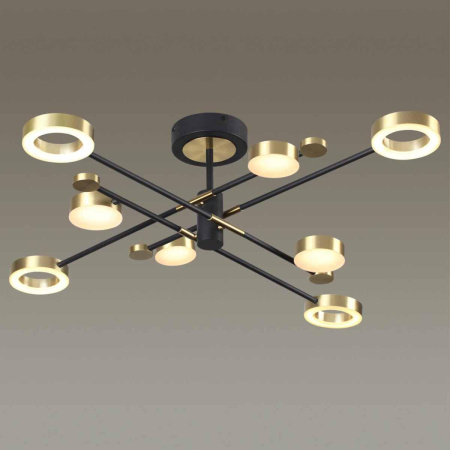 Потолочная светодиодная люстра Odeon Light Midcent Denzel 4321/63CL