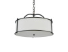 Подвесная люстра Newport 3405/С Black+gold Shade beige М0070671