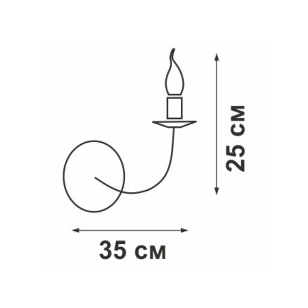 Бра Vitaluce V1301-1/1A