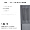 Уличный консольный светодиодный светильник Apeyron 29-17