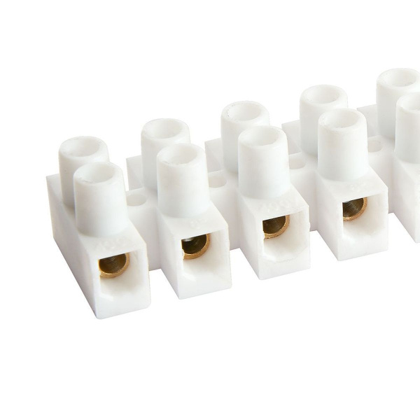 Колодка клеммная винтовая Stekker, линейка 12 штук, полипропилен, LD226-6A DIY 39895