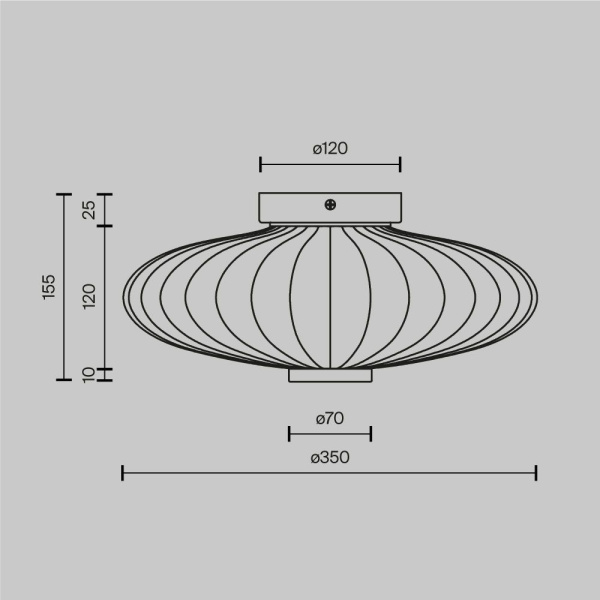 Настенный светодиодный светильник Maytoni Amulet MOD555WL-L8CH4K