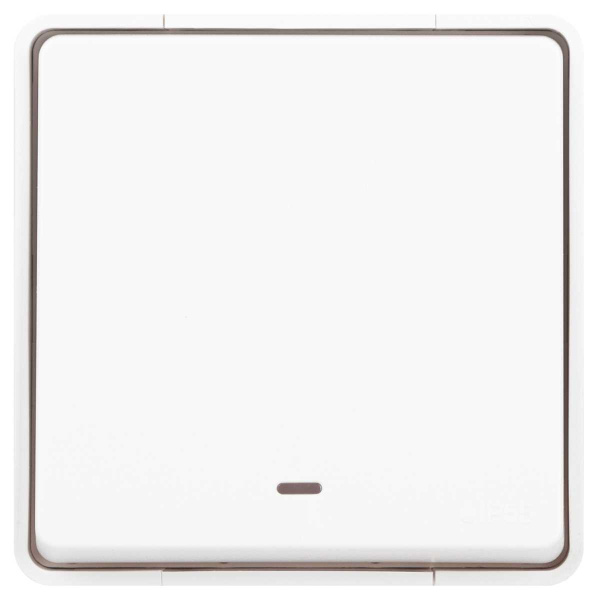 Переключатель ЭРА Эксперт 11-1507-01 с подсветкой IP55 10АХ-250В ОУ белый Б0063255