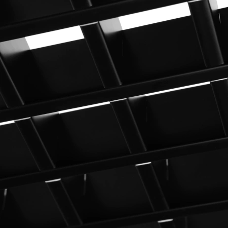 Решетки для потолка Грильято ячейка 50х50 мм 4 шт 1,44 м2 черный