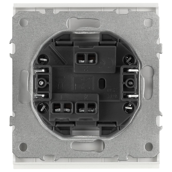 Переключатель ЭРА Arktik 16-1103-08 10АХ-250В белый матовый Б0070341