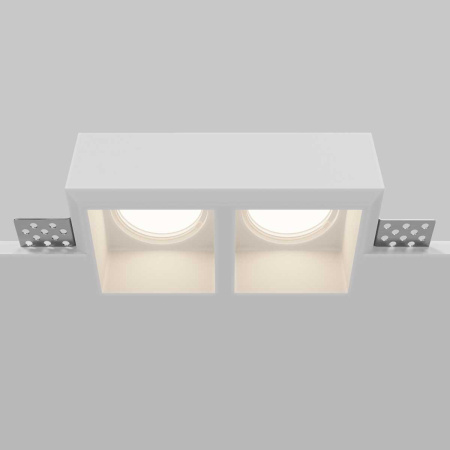 Встраиваемый светильник Maytoni Technical Downlight Gyps Modern DL131-GU10-02-W