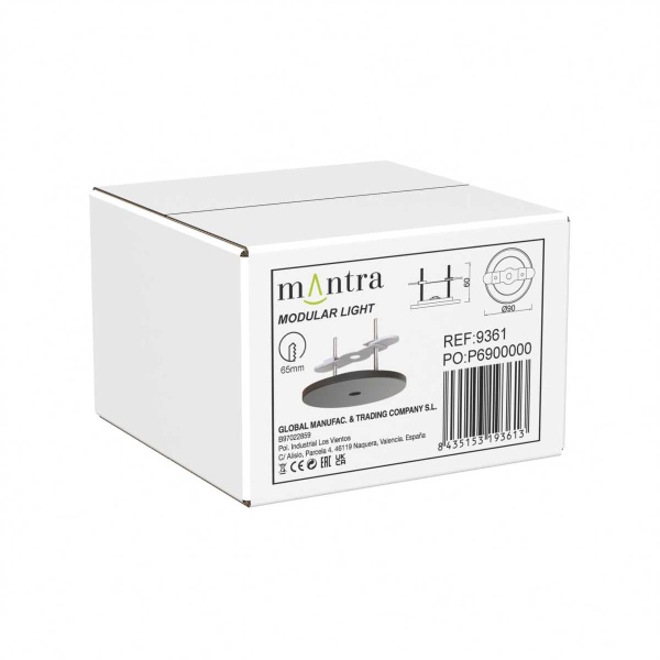 Потолочное основание Mantra Modular Light Florones 9361