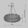 Подвесная люстра Modelux Modestyle MS.9029.20 GD