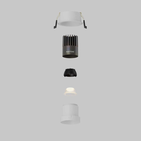 Встраиваемый светильник Maytoni Technical DL116-10W-3K-W