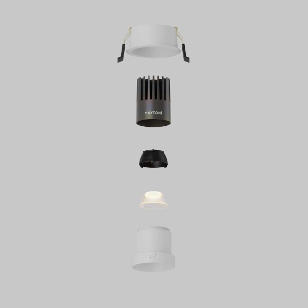 Встраиваемый светильник Maytoni Technical DL116-10W-3K-W