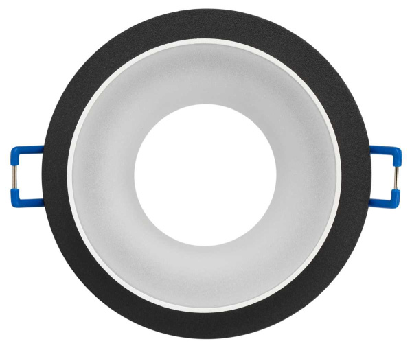 Светильник встраиваемый декоративный ЭРА DK95 BK под лампу MR16 GU5.3 черный Б0055591