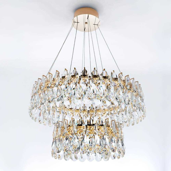 Подвесная светодиодная люстра Modelux Premium ML.6900.800P GD