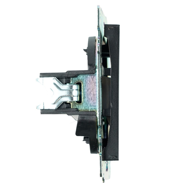 Розетка компьютерная RJ-45 Stekker Катрин черный GLS00-7107-05 39613