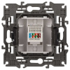 Розетка ЭРА Elegance 14-3107-16 RJ45, титан Б0065764