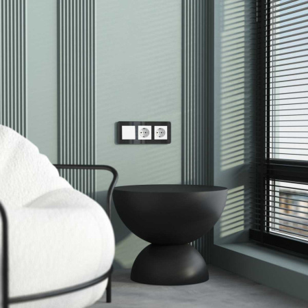 Рамка Werkel Elite на 3 поста черный W0032448 4690389196225