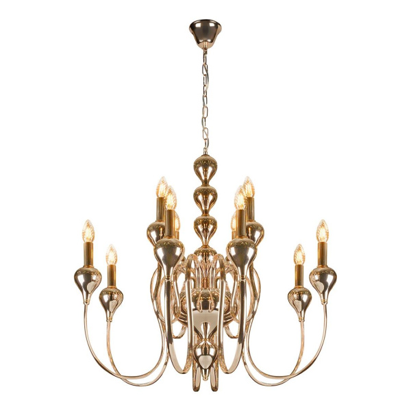 Подвесная люстра iLamp Lady 88003-8+4 GD