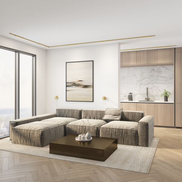 Трековый светодиодный светильник Denkirs Shine Linear DK5752-SB