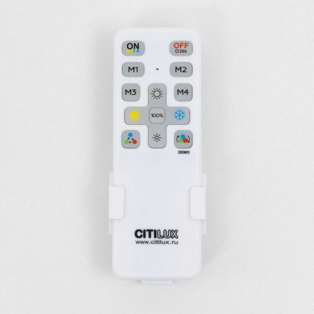 Потолочный светодиодный светильник с пультом ДУ Citilux Купер RGB Черный CL724105G1