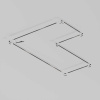 Шинопровод 3 м Exility X накладной Maytoni Technical EXILITY X Busbar trunkings Exility X TRX239-413B