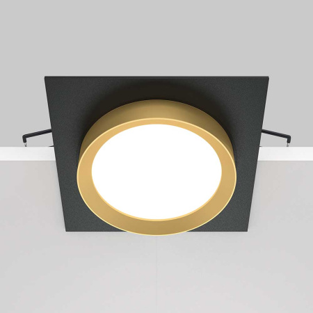 Встраиваемый светильник Maytoni Hoop DL086-GX53-SQ-BG