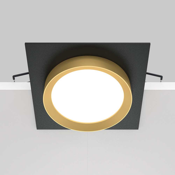 Встраиваемый светильник Maytoni Hoop DL086-GX53-SQ-BG