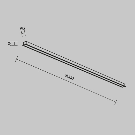 Линейный светильник Maytoni Technical LL313016